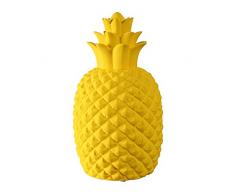 Sema 99420 Lampe Porcelaine Ananas Jaune, CÃ©ramique