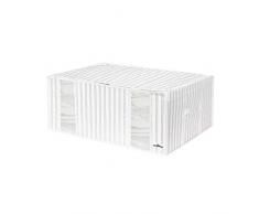 COMPACTOR Housse de Rangement Sous Vide, RAN7512, BLANC / GRIS CLAIR, 210L, 50x65xH.27