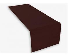 Lemos Home Chemin de Table en Coton Marron 45 x 150 mm