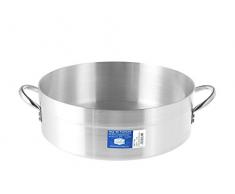 Pardini Albergo Faitout Bas avec 2 PoignÃ©es, Aluminium, Gris, 45 cm