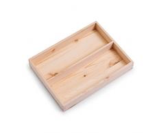 Zeller 13376 Plateau de Service insérer 36x27x5cm pour 13143 en Bois, Marron, 36 x 27 x 5 cm