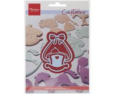 Marianne Design LR0346 Berceau Creatables, MÃ©tal, Bleu, 5,1 x 6,7 x 0,4 cm