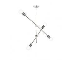 Wofi Suspension en métal Nickel mat/chromé 240 W
