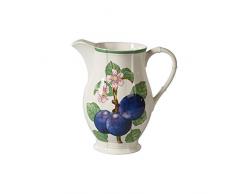 Villeroy & Boch French Garden Modern Fruits Cruche, 2 l, Porcelaine Premium, Blanc/Multicolore