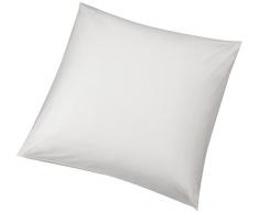 AmazonBasics Lot de 2 taies de protection hypoallergénique pour oreiller Blanc 65 x 65 cm