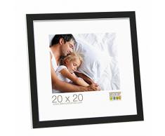 Deknudt Frames S43AL2 Cadre Photo Bois Noir/Blanc 13 x 18 cm