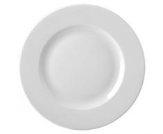 H&H wERSAL Plat Rond, 30,5Â cm, Porcelaine, Blanc