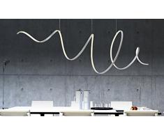 LED decore Autograph Suspension, 60Â W, gris argent, 120Â x 120Â cm