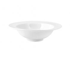 H&H Table Hotelware Saladier avec Aile, 33, Porcelaine, Blanc, 34Â x 34Â x 10Â cm