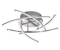 Fischer&Honsel 20108 Plafonnier, MÃ©tal, 4 W, chromÃ©