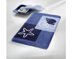 Kleine Wolke 5515769256 Seaworld Tapis de Bain Polyacrylique Bleu 50 x 65 cm