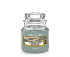 Yankee Candle bougie jarre parfumée, petite taille, Montagnes brumeuses, jusquà 30 heures de combustion