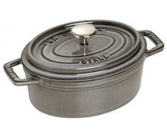 Staub 1101718 Cocotte Ovale Gris Graphite 17 cm