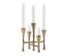 House Doctor Bougeoir en Laiton Finition Laiton 20 x 19 cm