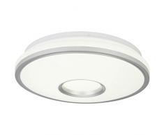 Brilliant g98824/68Â A, lampes de table, plastique, 12Â W, Argent/Noir, 9Â x 34Â x 9Â cm