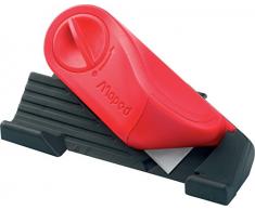MAPED - Outil de coupe Matt Cutter 45 degrés, noir/rouge pour coupures obliques, adéquat pour travailler dans l'encadrement