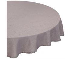 Calitex S5D23GN661A Taffetas Froisse Nappe Polyester Taupe 180 x 180 cm