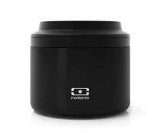 monbento - MB Element Onyx lunch box isotherme noir - Boîte bento qui garde votre repas chaud - sans BPA - durable et sûre
