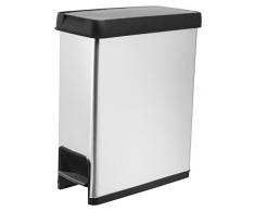 Allibert 1780341 Foxy Poubelle Slim 10 L