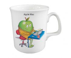 Compost Heap Tasse en porcelaine de Chine Apple Mac