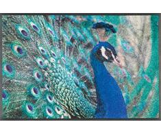 Wash+Dry Tapis, Surface en Polyamide, Vert, 50 x 75 cm