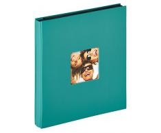 Walther EA-110-K Album Photo, Reliure structurée, Vert Pétrole, 31 x 33 cm
