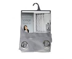 douceur dintÃ©rieur panneau a oeillets 140x240 cm voile sable zappy gris