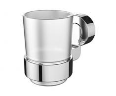 Bisk Ventura Gobelet Chrome/zinc 7 x 9,5 x 11,5Â cm