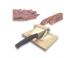 NERTHUS FIH 102 Guillotine à Fromage et Planche à découper Noir, Acier Inoxydable, 35,09 cm