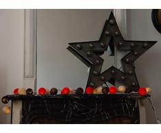 Les Merveilleuses dAugustine - Guirlande lumineuse 50 Boules Industriel