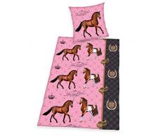 Herding Parure de Lit Enfant Coton, Multicolore, 135x200x1 cm