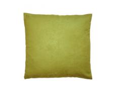 PICADILLY Coussin suédine traitée antitaches 45 x 45cm fermeture à glissière coloris MOUSSE