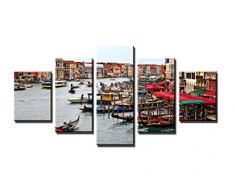 Visario 5578 Tableau sur Toile de Lin, Multicolore