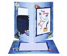 Anchor Rag Dolls & Soft Toys RDK44 Anchor poupÃ©es en Chiffon &Peluches Carte danniversaire pour garÃ§on Craft Dancing Multicolore