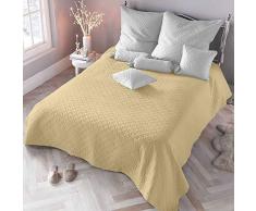 PETTI Artigiani Italiani - Couvre-Lit, Lit (220x260), Couvre-Lit dÃ©tÃ©, CrÃ¨me, 100% Made in Italy