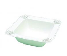 Aulica 259801 Elisabeth Saladier Porcelaine Blanc 24 cm 24 x 24 x 8,2 cm
