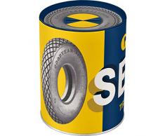 Nostalgic-Art Goodyear Tirelire en métal Style rétro Idéal comme Cadeau pour Les conducteurs de Voitures et de Motos