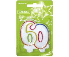 amscan International Bougie 60 Ans