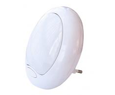 Tibelec 622150 Lampe veilleuse enfichable Ã couleur changeante, Plastique, 0.5 W, Multicolore