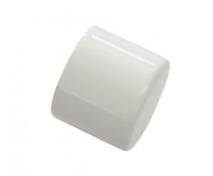 GARDINIA Embout de Tringle Ã Rideau, 2 PiÃ¨ces, SÃ©rie Chicago, DiamÃ¨tre 20 mm, MÃ©tal, Blanc