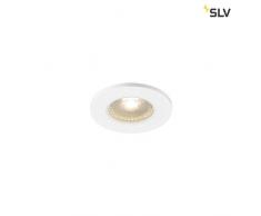 SLV kamuela coupe-feu Plafonnier encastrable, aluminium, blanc