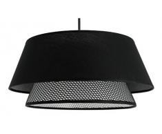 METROPOLIGHT 12464CI011 Suspension tambour GrÃ©goire GaÃ©tano, Texture, Noir