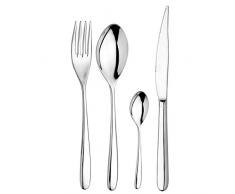 INOXRIV Novecento Service Couverts, Acier Inoxydable, Argent, 48Â UnitÃ©s