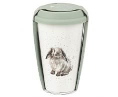Wrendale Mug de Voyage (Lapin), Multicolore
