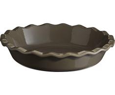 Emile Henry Eh956131 Plat à Clafoutis Céramique Gris Silex 26 X 26 X 5,5 cm