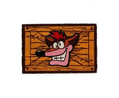 Crash Bandicoot GP85264 Paillasson 40 x 60 cm (Extra Life Crate), Multicolore, 40 x 60 x 1, 5 cm