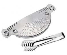 chg 9828-60 Passoire 32,5 x 13 cm + pince Ã spaghetti longueur 26 cm