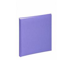 Pagna 10804-33 Album Photo de 40 Pages Blanches cartonnées de 210 x 250 mm avec Reliure tissée (Lilas)
