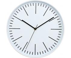 BUVU ZH09723D Horloge Murale, Plastique, weiÃ, 30 x 30 x 5 cm