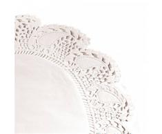 Garcia de Pou 250 unité sulfurisé napperons en boîte, 27 cm de diamètre, Greasproof Parchemin, Blanc, 27 x 30 x 30 cm